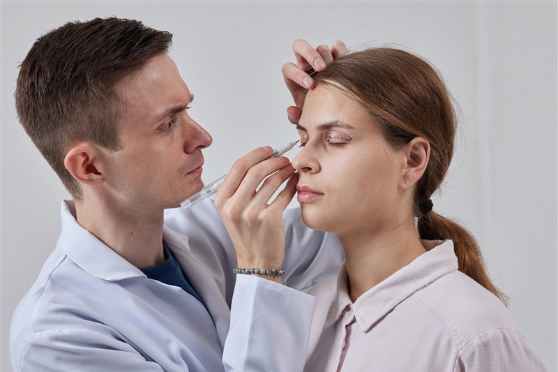 периорбиталната област